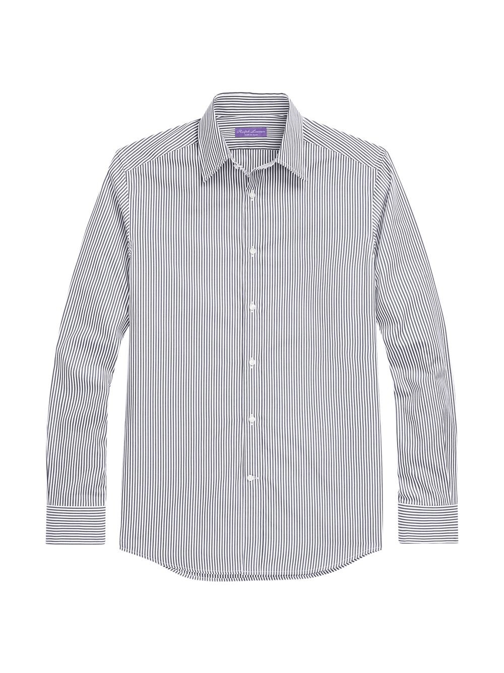 

Полосатая рубашка Dexter на пуговицах Ralph Lauren Purple Label, серый