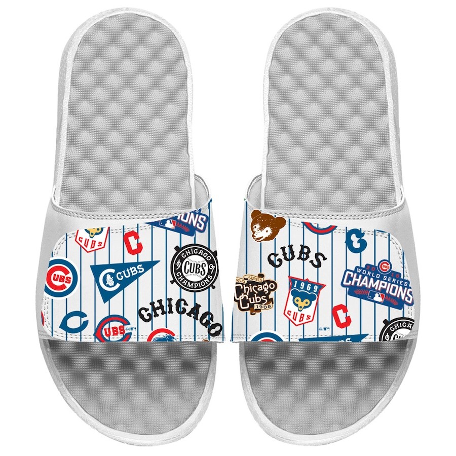 

Шлепанцы ISlide Chicago Cubs, белый
