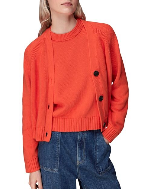 

Кардиган Karine в рубчик Whistles, цвет Red
