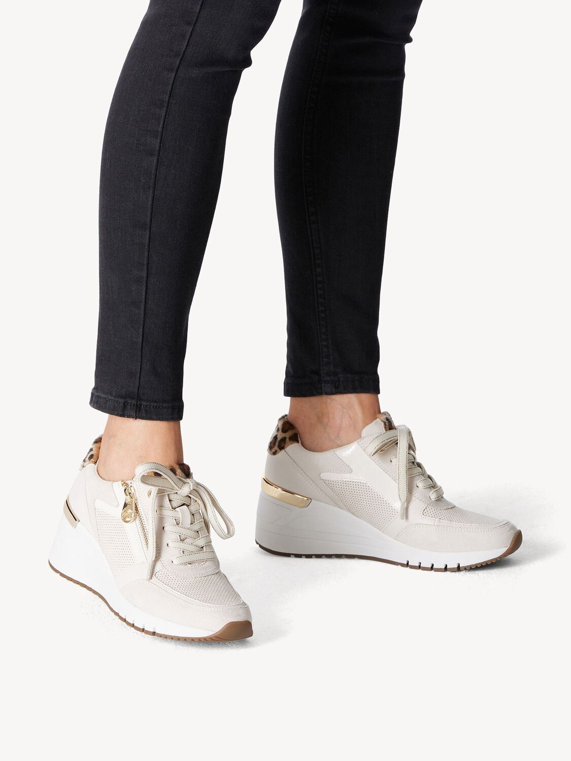 

Кроссовки Marco Tozzi BY GUIDO MARIA KRETSCHMER Sneaker, цвет CREAM/LEO