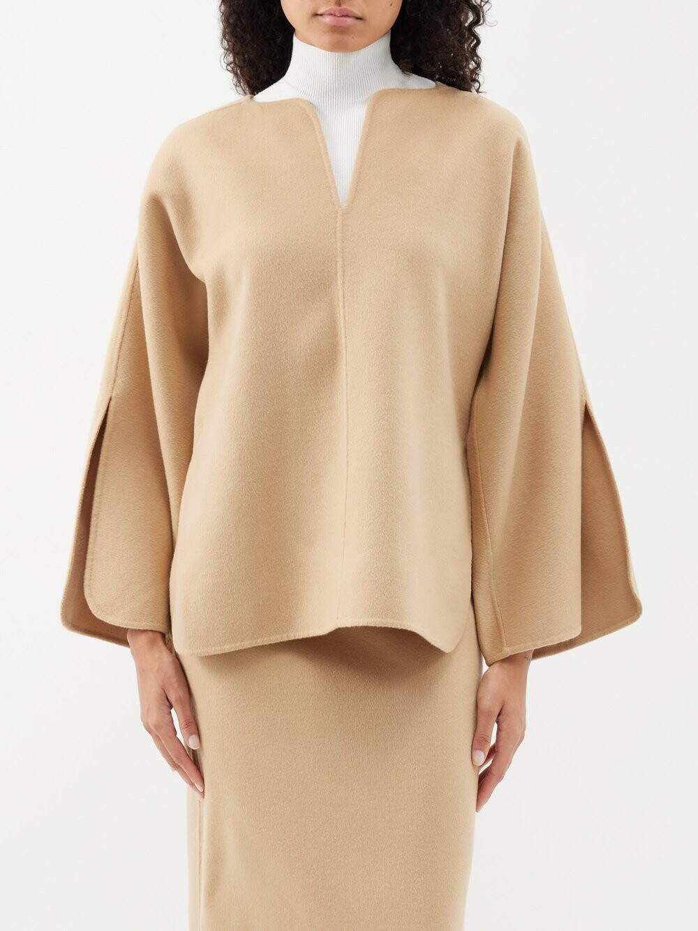 

Топ-туника calias из прессованной шерсти By Malene Birger, бежевый