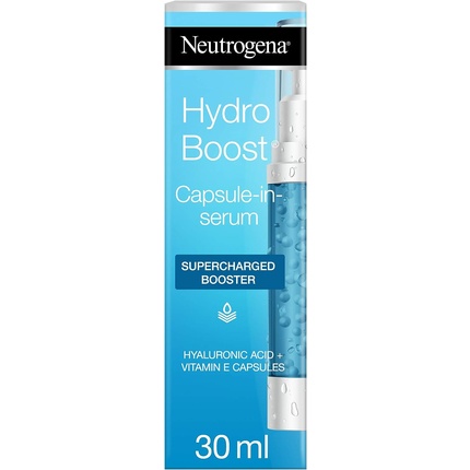 сыворотка капсула neutrogena serum capsule hydro boost 30 мл Hydro Boost Суперзаряженная сыворотка 30 мл, Neutrogena