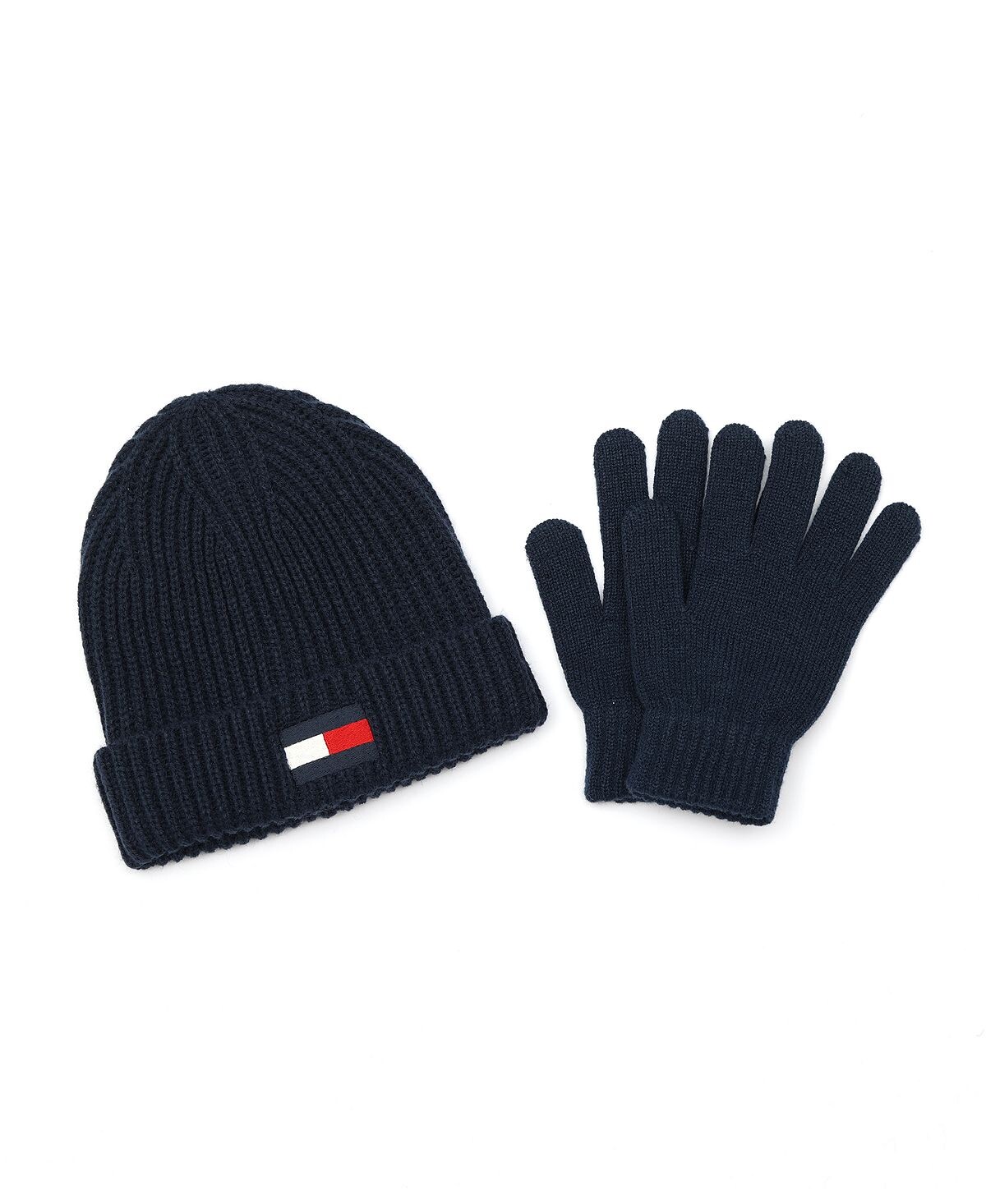 

Комплект шапки и перчаток с манжетами в рубчик Big Boys Fisherman, 2 предмета Tommy Hilfiger