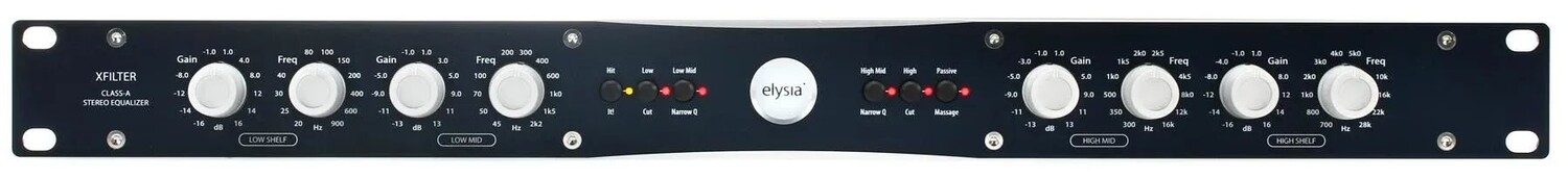 

elysia Xfilter Rack 4-полосный параметрический эквалайзер