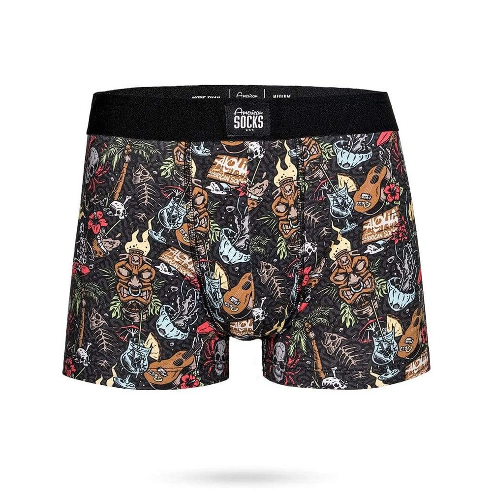 

Носки American Aloha Cotton Slip Boxer, черный