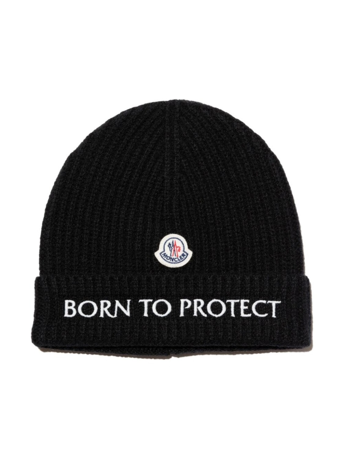 

Moncler Enfant шапка бини с нашивкой-логотипом, черный