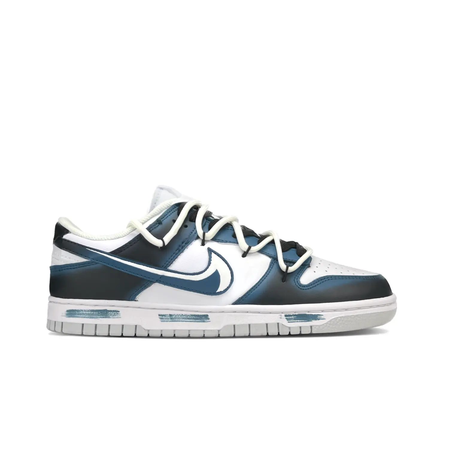 

Кроссовки Nike Dunk Skateboarding Shoes Men Low-top Black/white, синий
