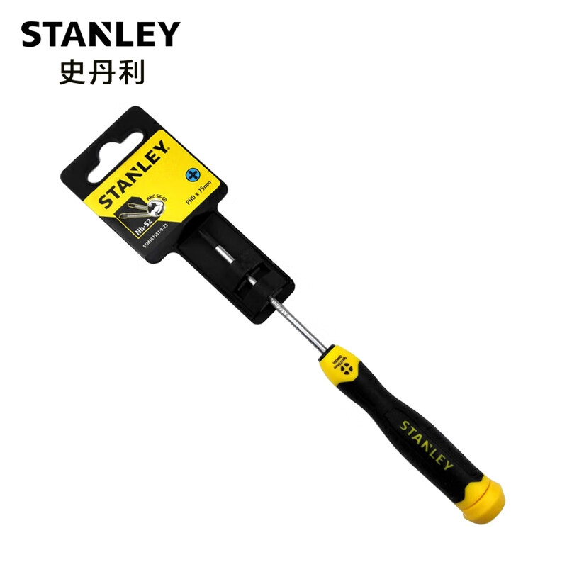 Мощная крестовая отвертка Stanley PH0×75мм 62-074 STMT67551-8