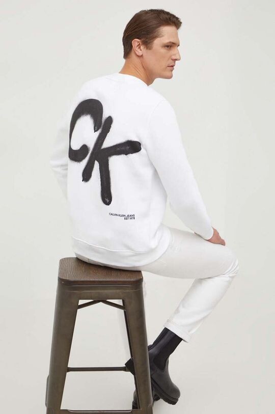

Фуфайка Calvin Klein Jeans, белый