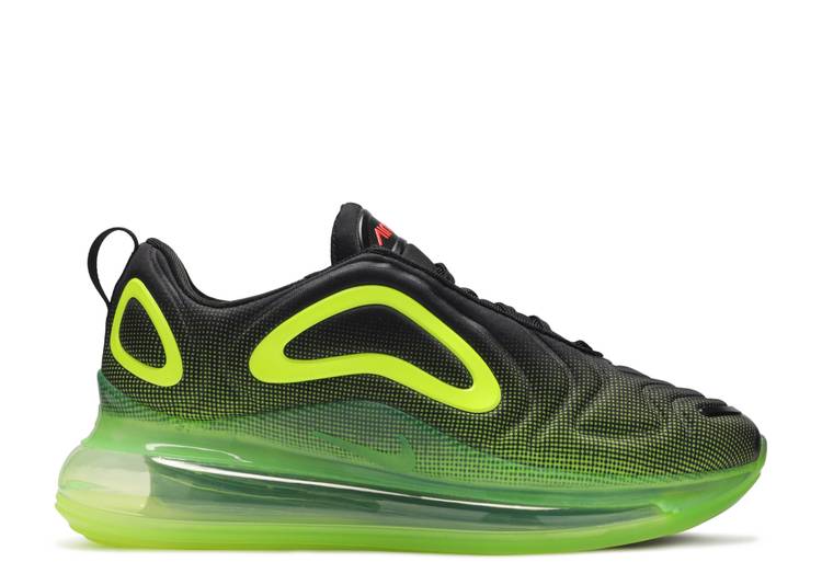 Кроссовки Nike AIR MAX 720 GS 'BLACK VOLT', черный