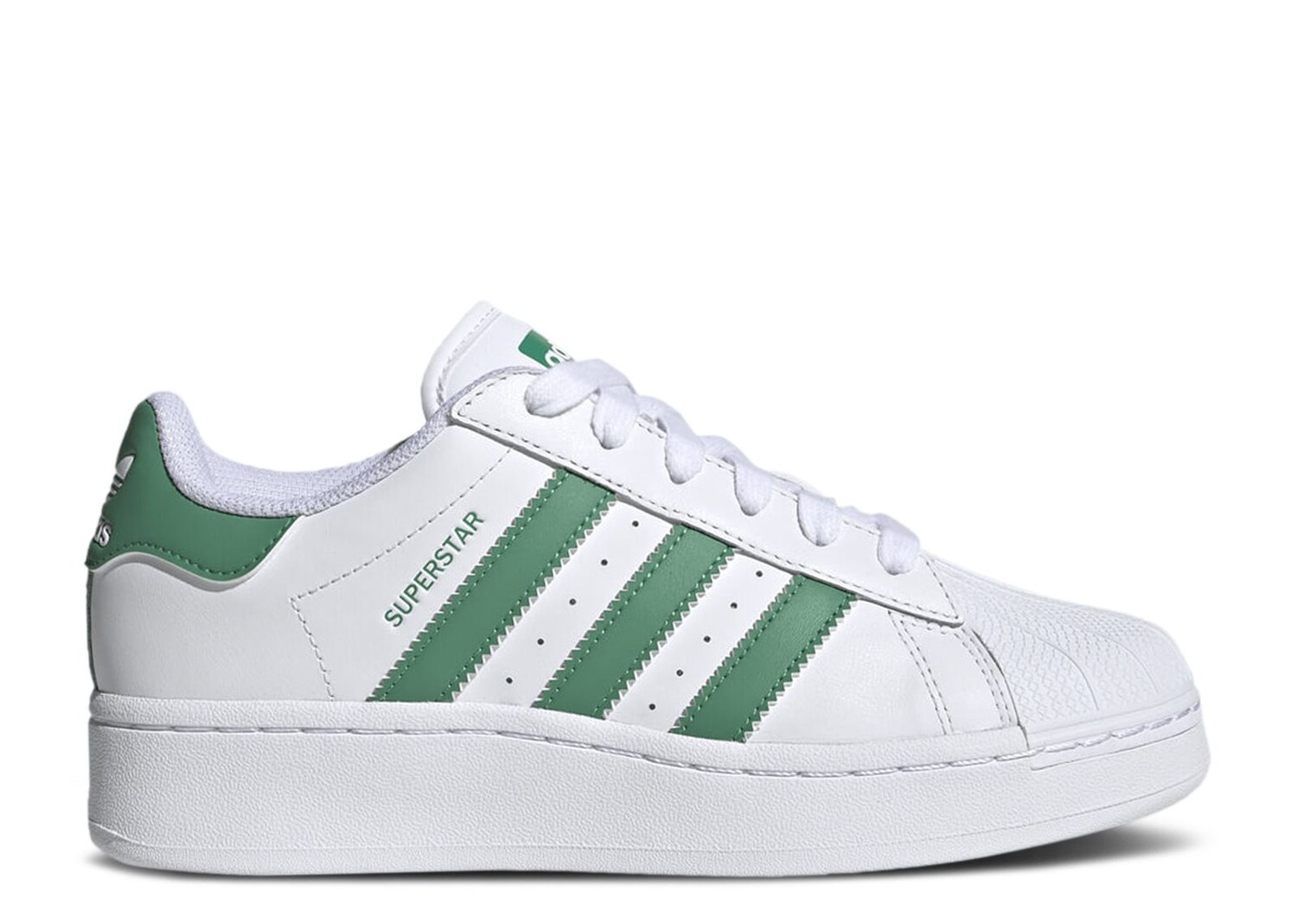 

Кроссовки adidas Wmns Superstar Xlg 'White Semi Court Green', белый