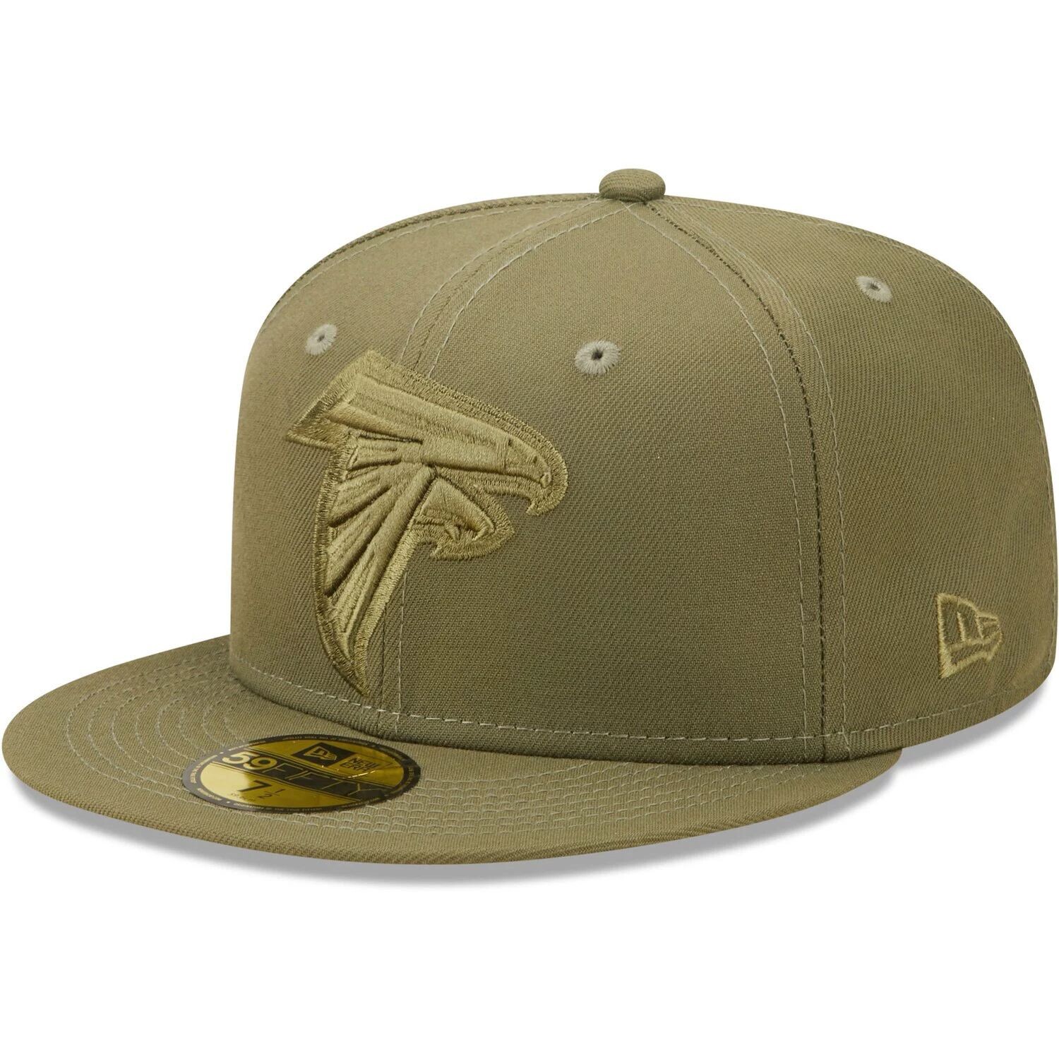 

Мужская приталенная шляпа New Era Olive Atlanta Falcons Color Pack 59FIFTY