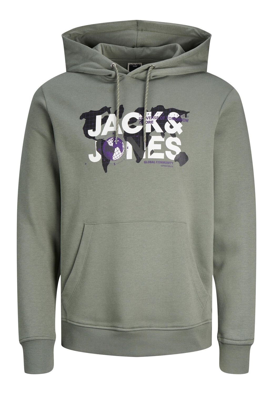 

Толстовка Jack & Jones Hoodie 'Dust', зеленый