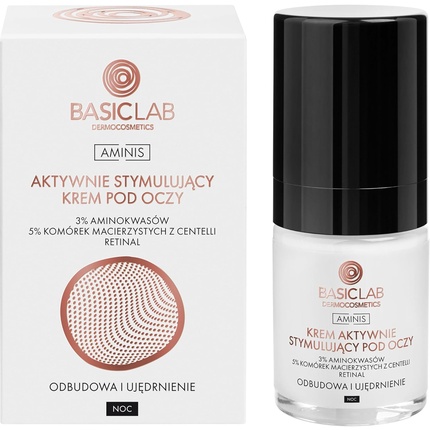 

BasicLab Anti-Wrinkle Eye Cream 18ml Ночной крем для мужчин и женщин для век для зрелой кожи Basiclab Dermocosmetics