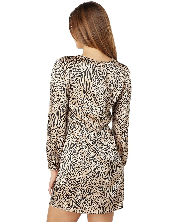 

Платье Saltwater Luxe Harper Long Sleeve Mini Dress, песочный, Бежевый