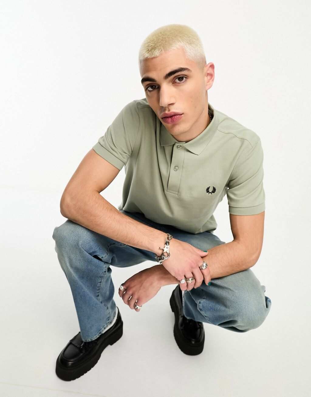 

Зеленая рубашка-поло Fred Perry