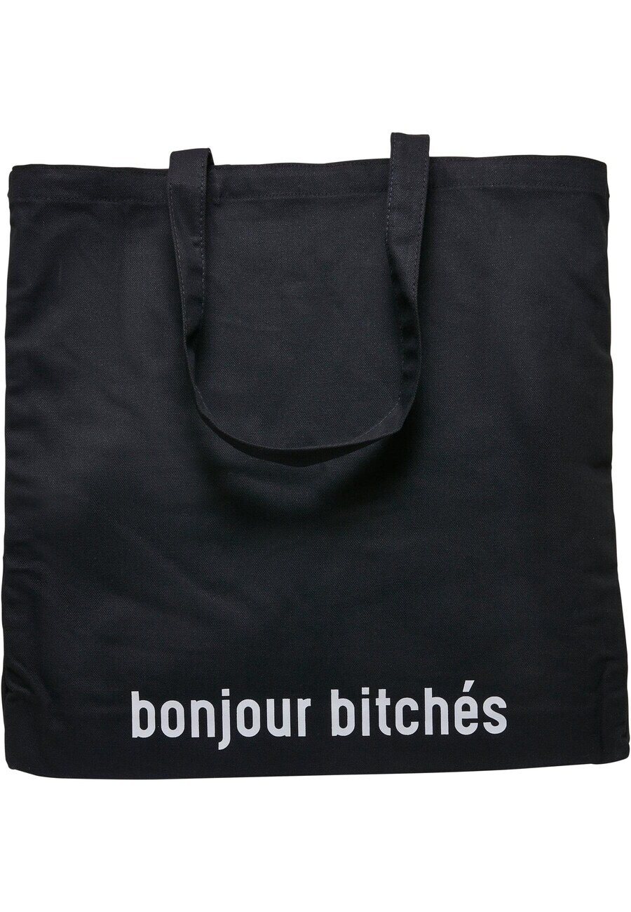 

Шоппер Mister Tee BONJOUR BITCHES, черный