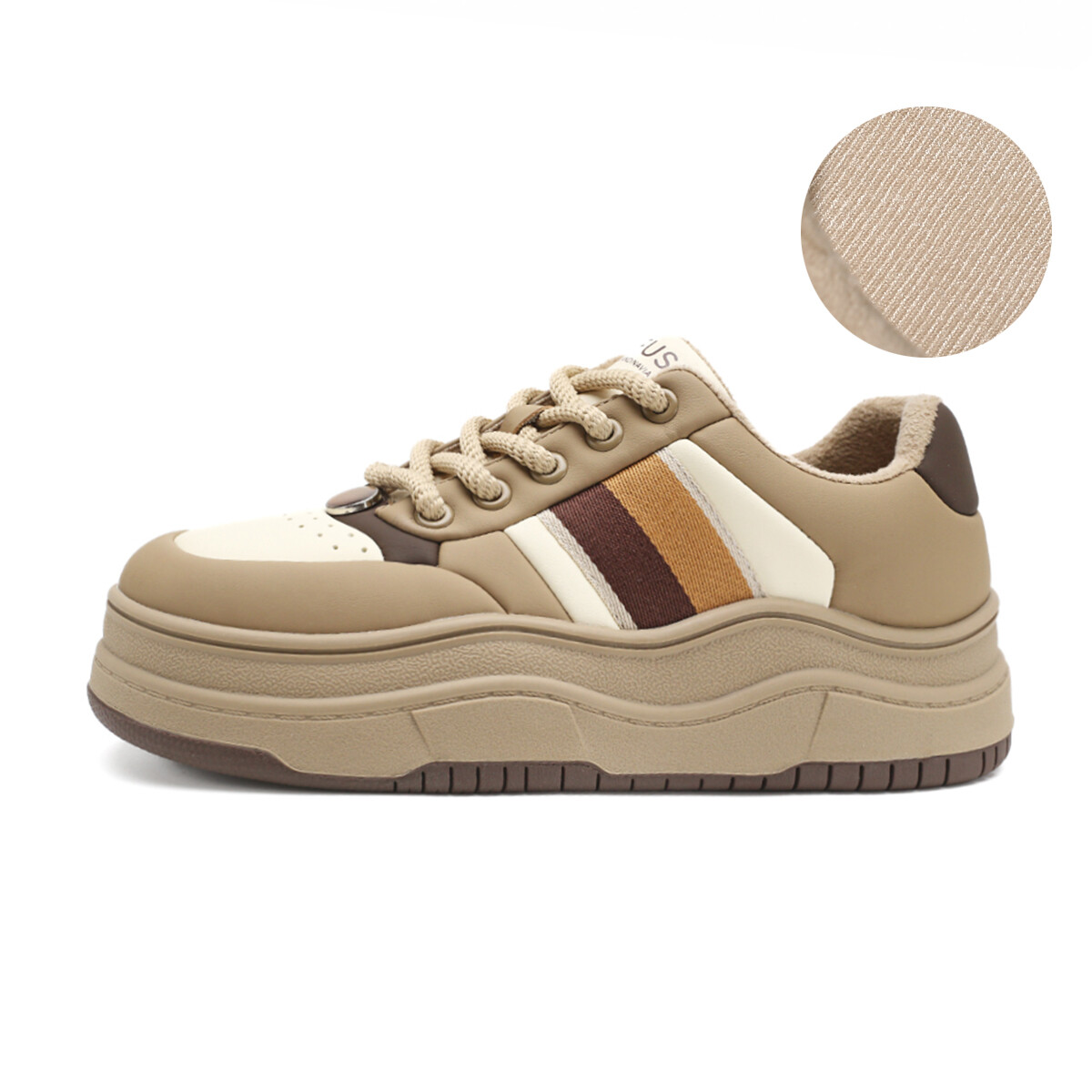 

Кроссовки D:FUSE SCANDINAVIA Skateboarding Shoes Women's Low-top, зеленый