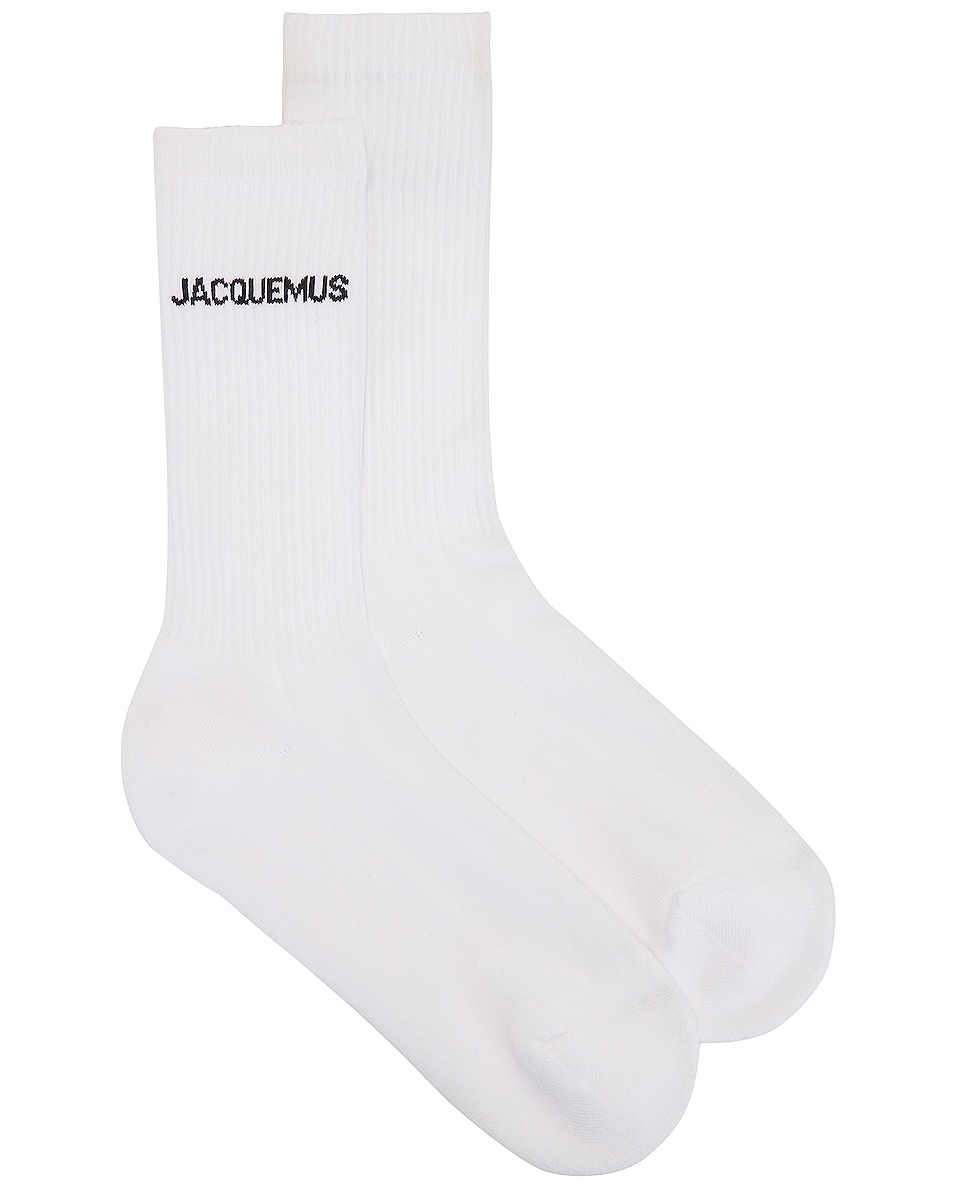 цена Носки Jacquemus Les Chaussettes Jacquemus, белый