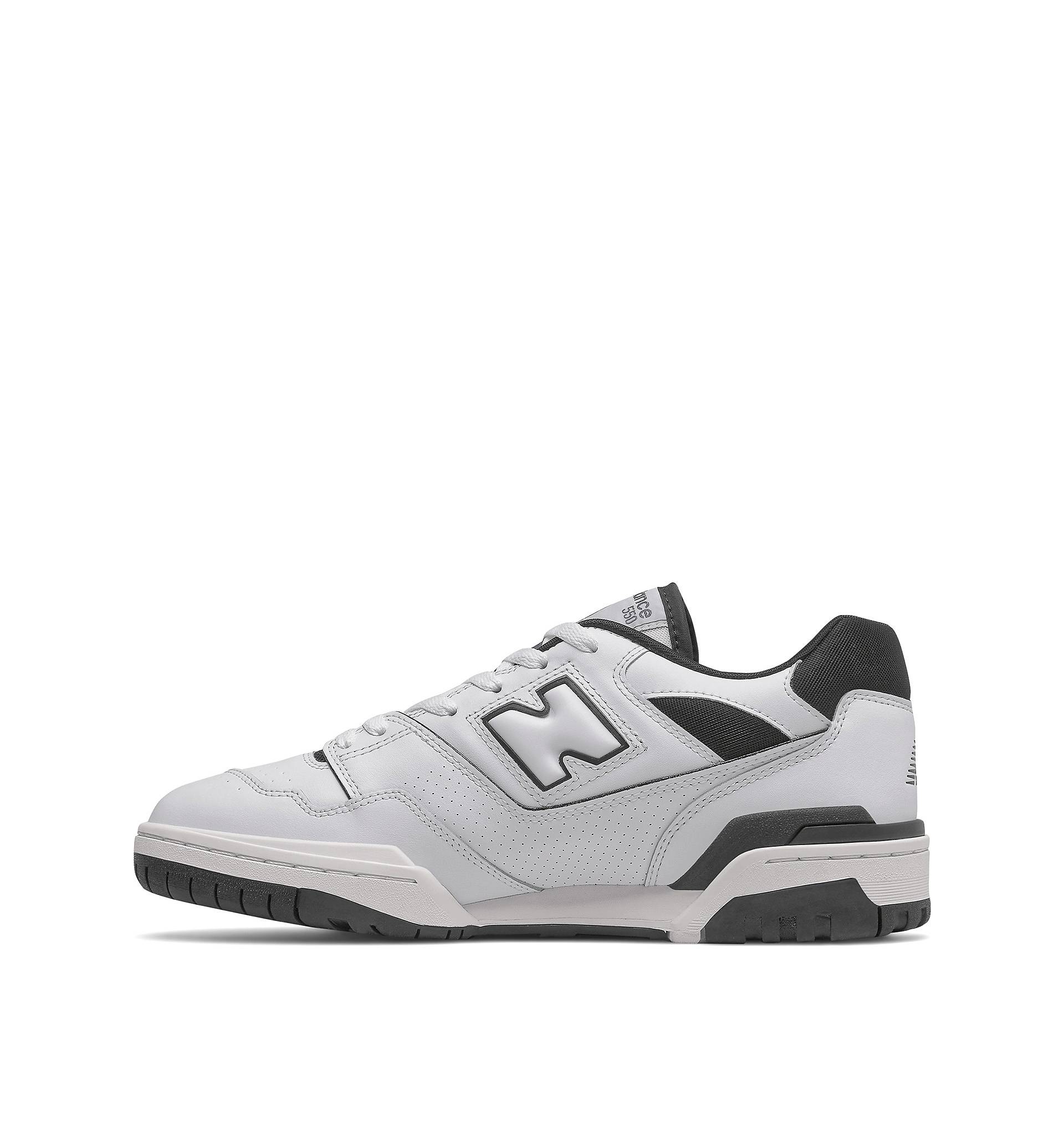 

Бело-черные кроссовки New Balance 550, Черный