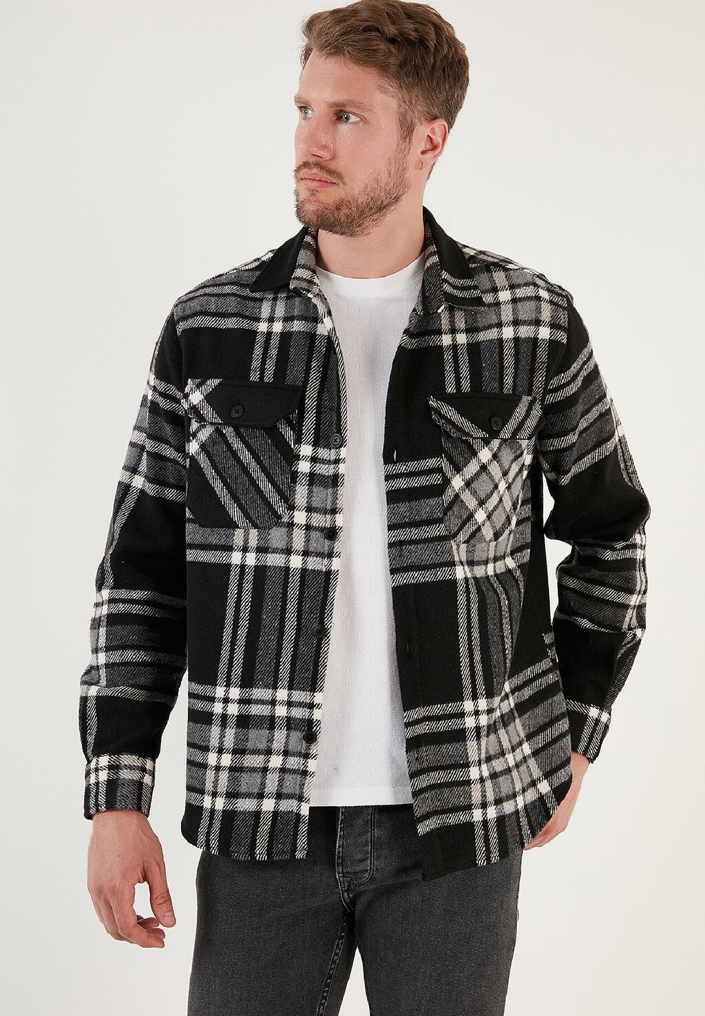 

Рубашка REGULAR FIT Buratti, цвет black white