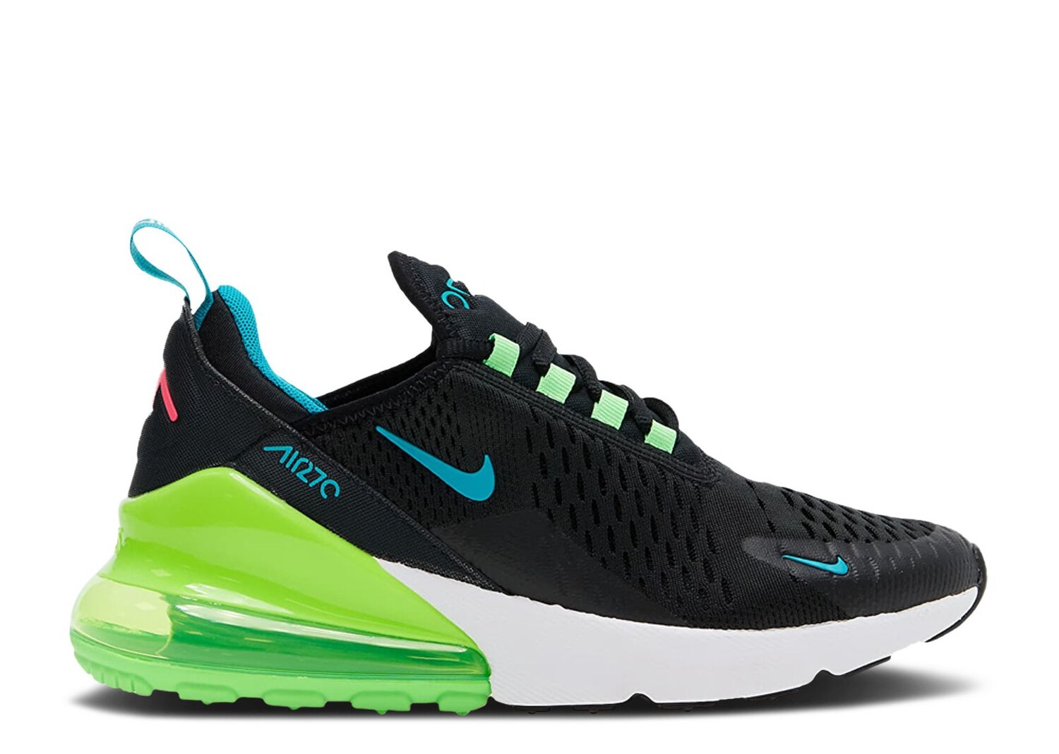 

Кроссовки Nike Air Max 270 Gs 'Black Green Strike', черный