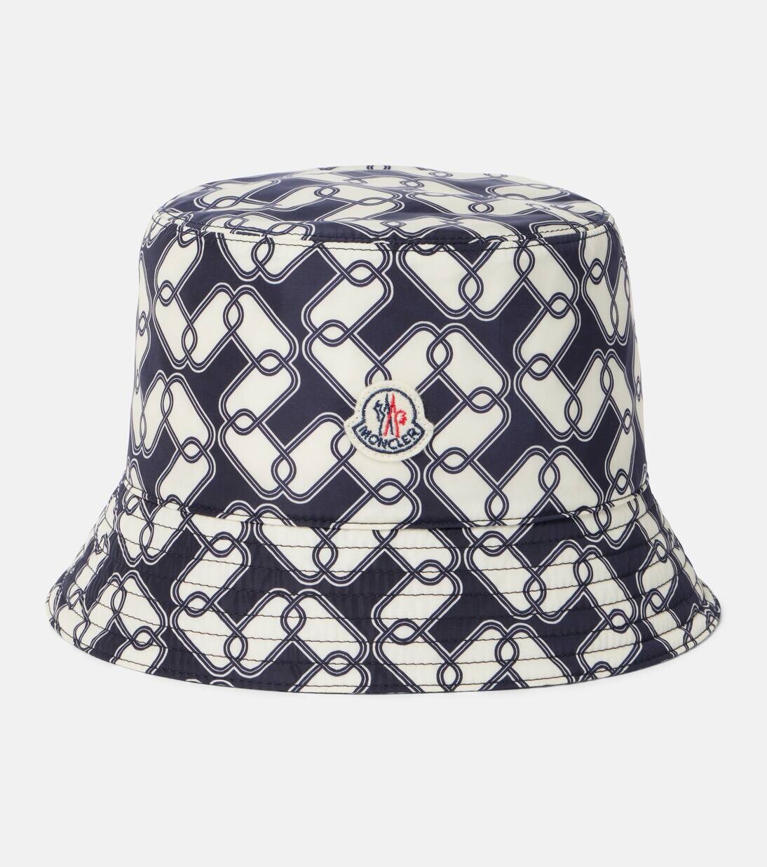 Панама с принтом Moncler