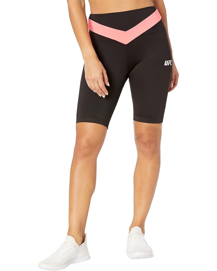 

Шорты UFC 3/4 Panel Yoga, цвет Black/Diva Pink