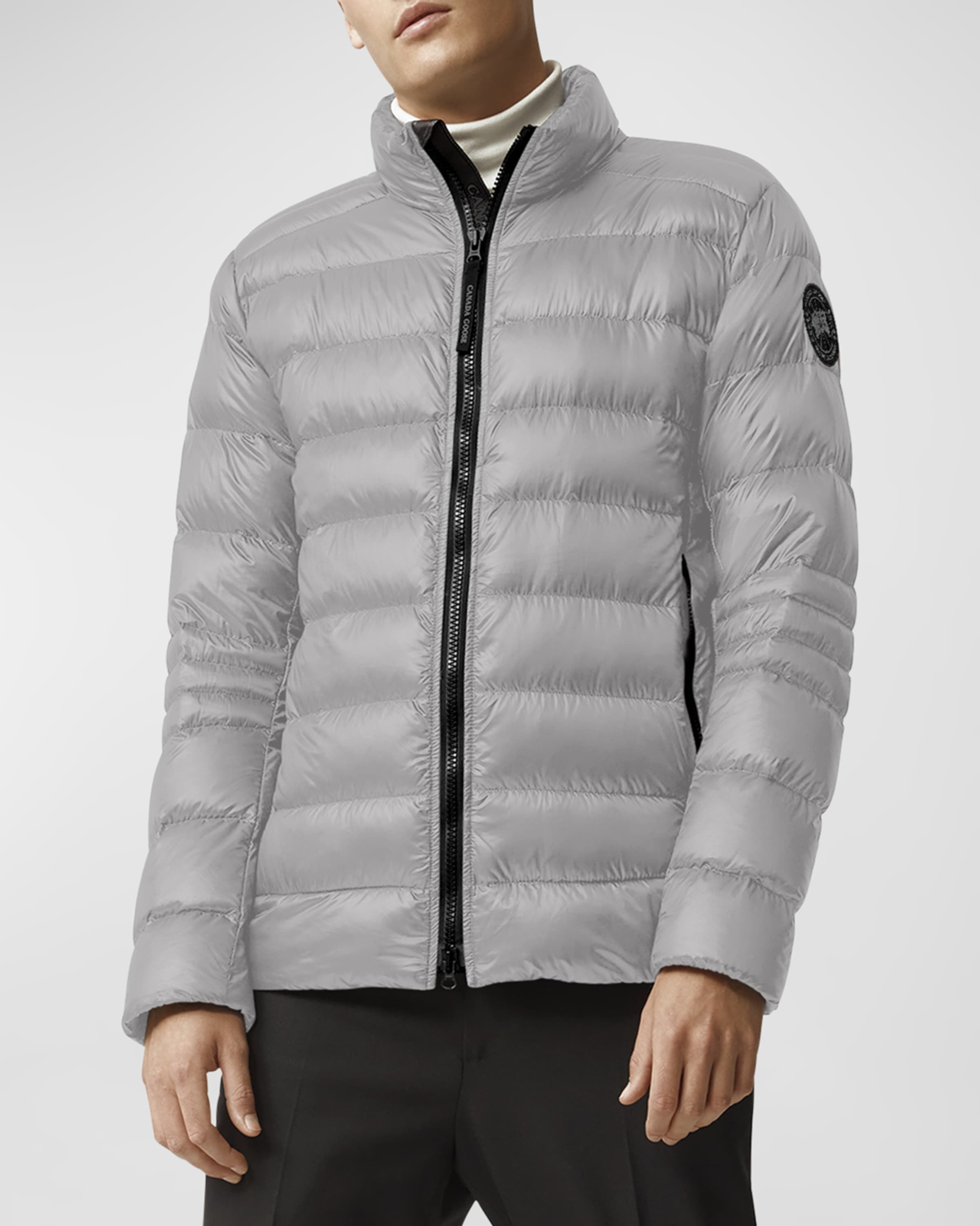 

Мужская стеганая нейлоновая куртка Crofton Canada Goose, цвет Boulder Grey