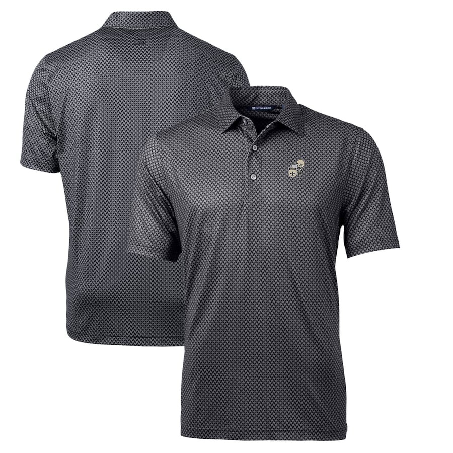 

Поло с коротким рукавом Cutter & Buck New Orleans Saints, черный