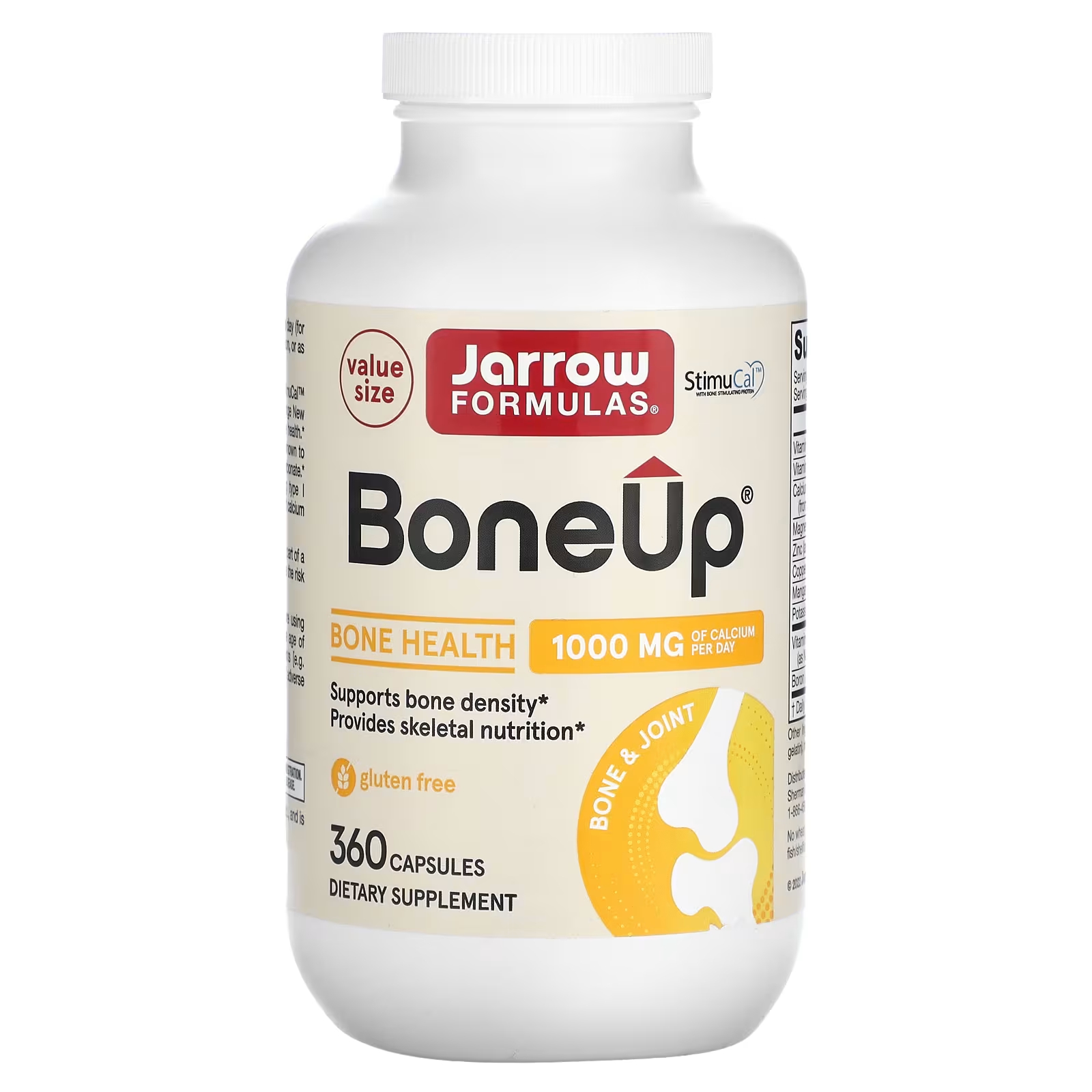 Пищевая добавка Jarrow Formulas Bone-Up 1000 мг, 360 капсул jarrow formulas ultra bone up добавка для укрепления костей 240 таблеток