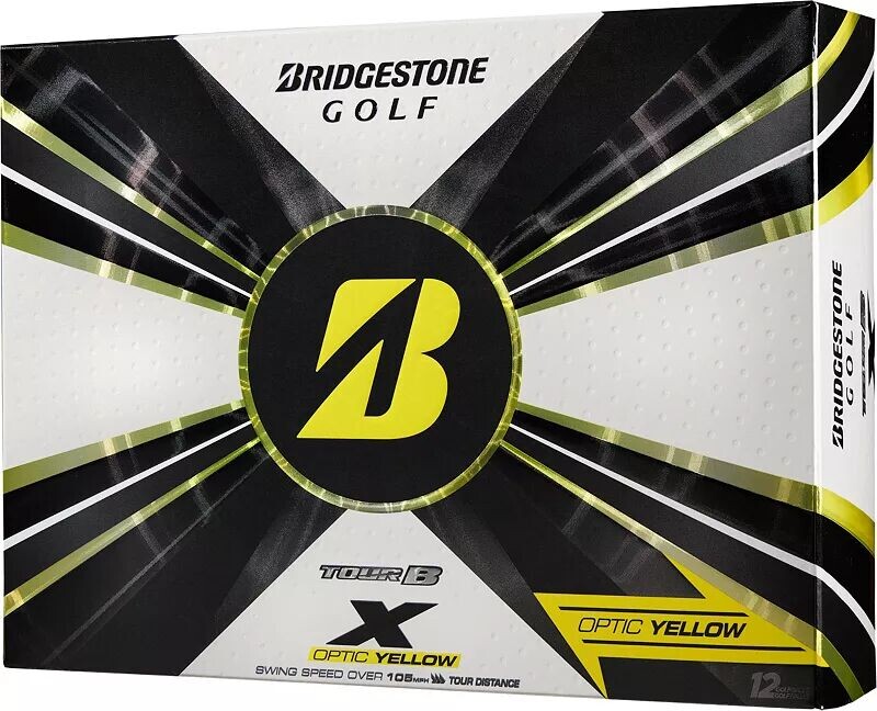 

Bridgestone 2022 Тур B Мячи для гольфа, желтый