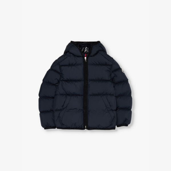 

Куртка-Пуховик Mattan с фирменной нашивкой 4-14 лет Moncler, синий