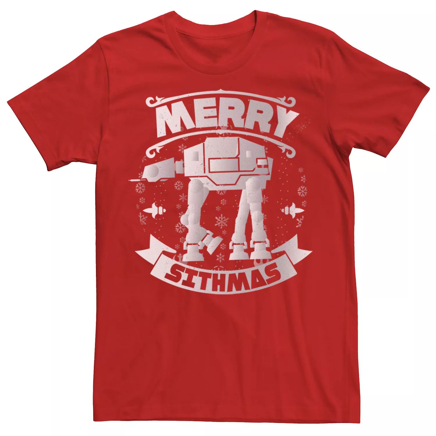 Мужская футболка AT-AT Christmas Merry Sithmas Holiday Star Wars