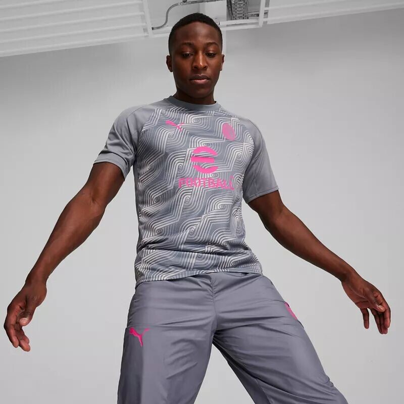 

Серая предматчевая майка Puma Adult AC Milan 2024