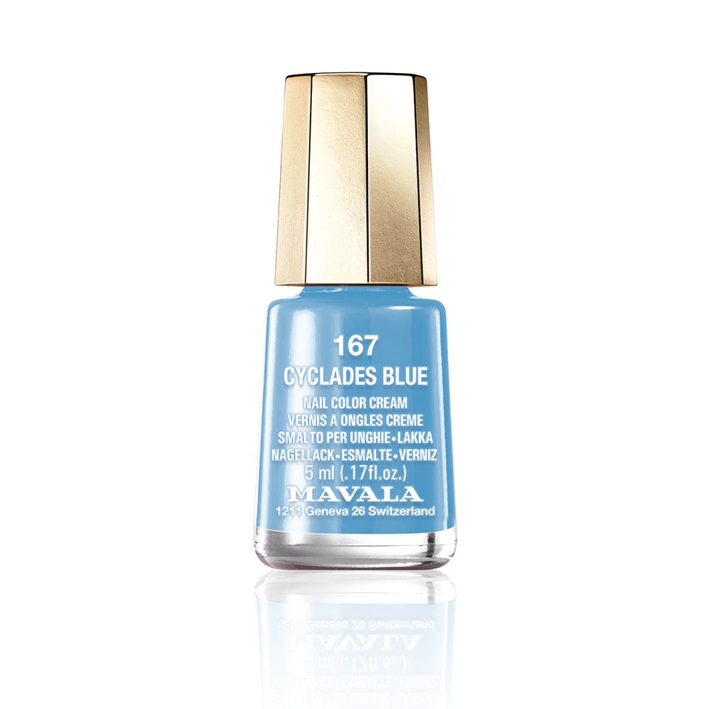 

Лак для ногтей Nail color Mavala, 5 мл, 167-cyclades blue