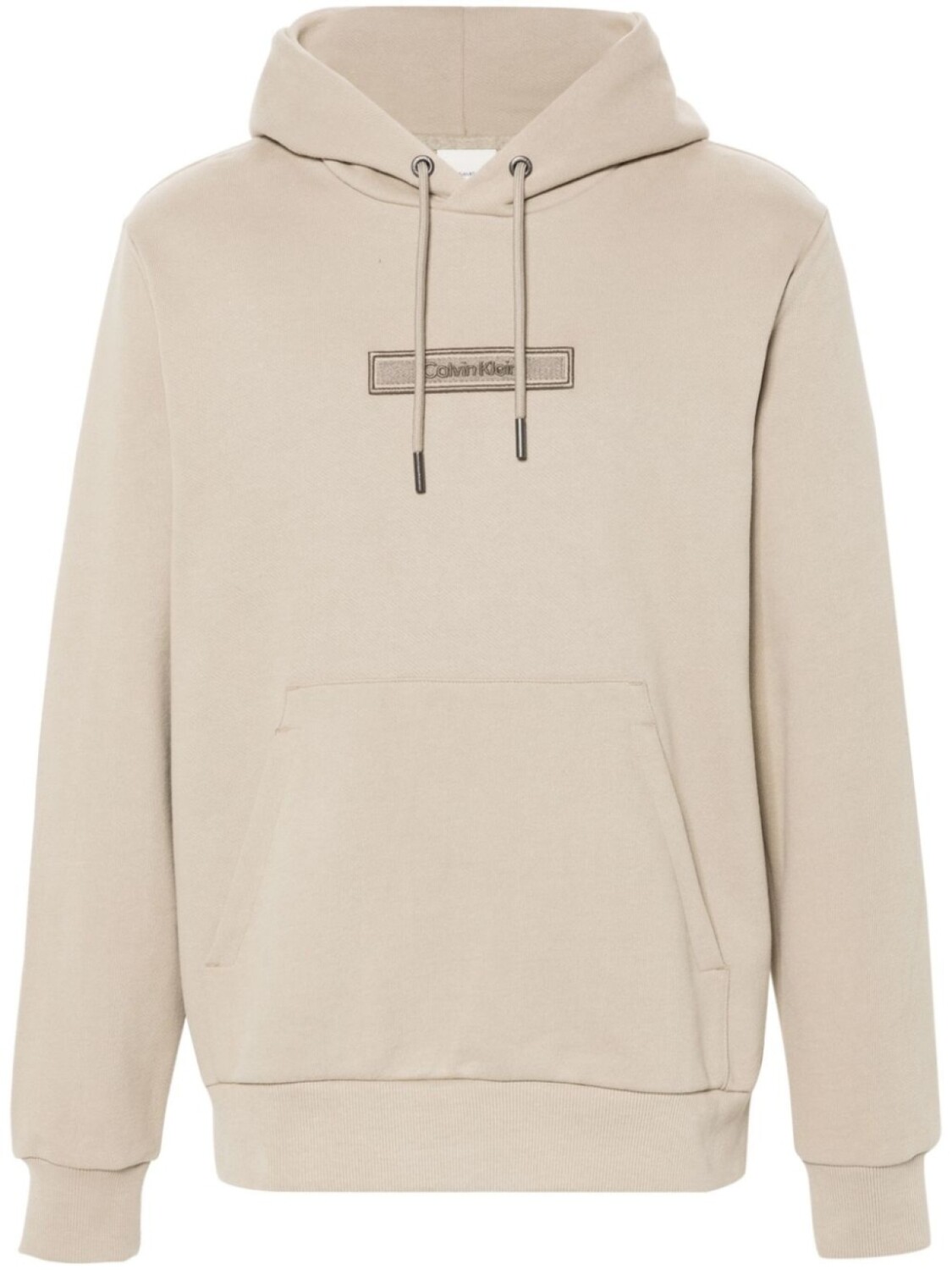 

Calvin Klein толстовка с капюшоном и нашивкой-логотипом, нейтральный цвет