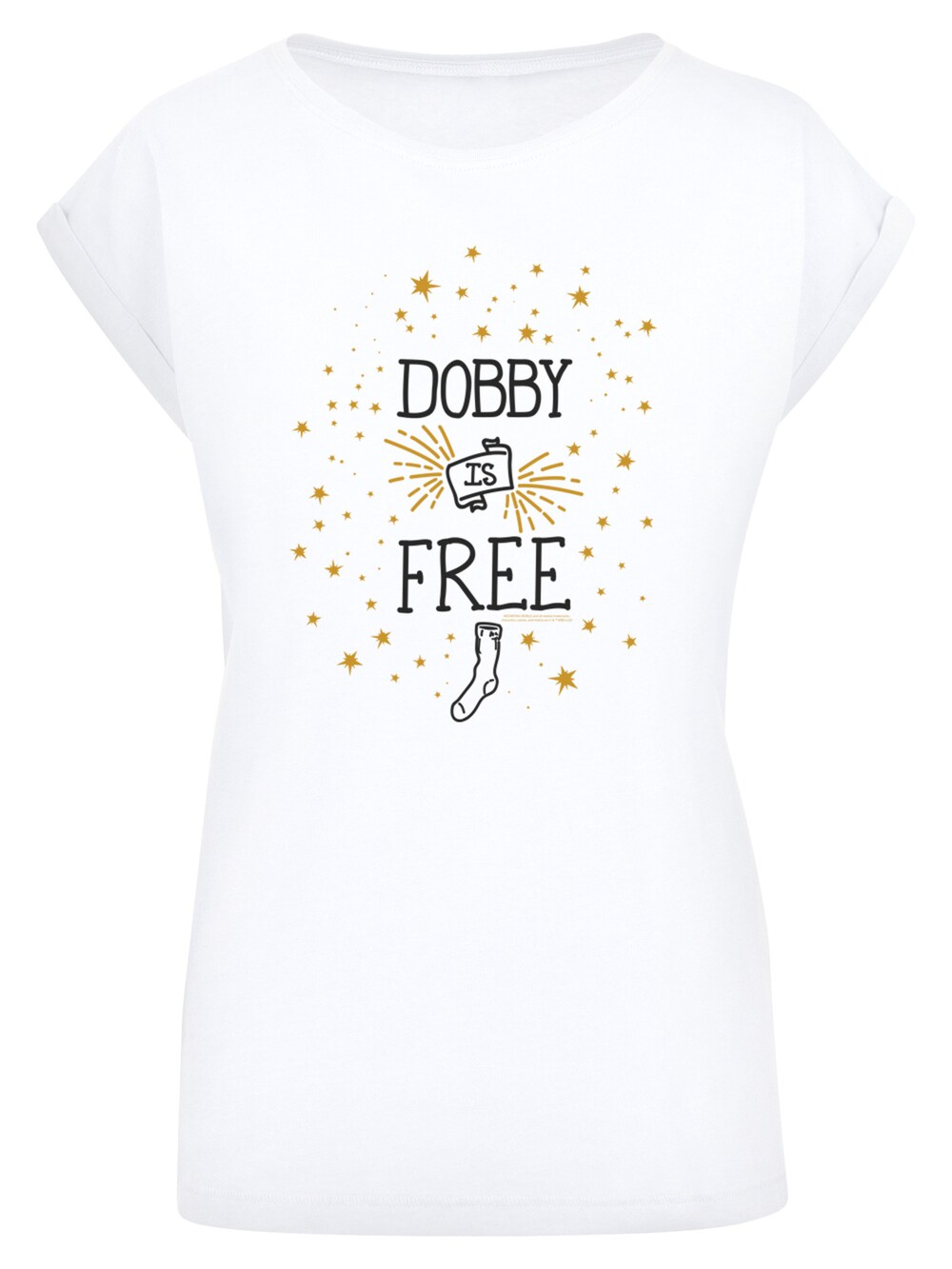 

Рубашка F4Nt4Stic Harry Potter Dobby Is Free, белый