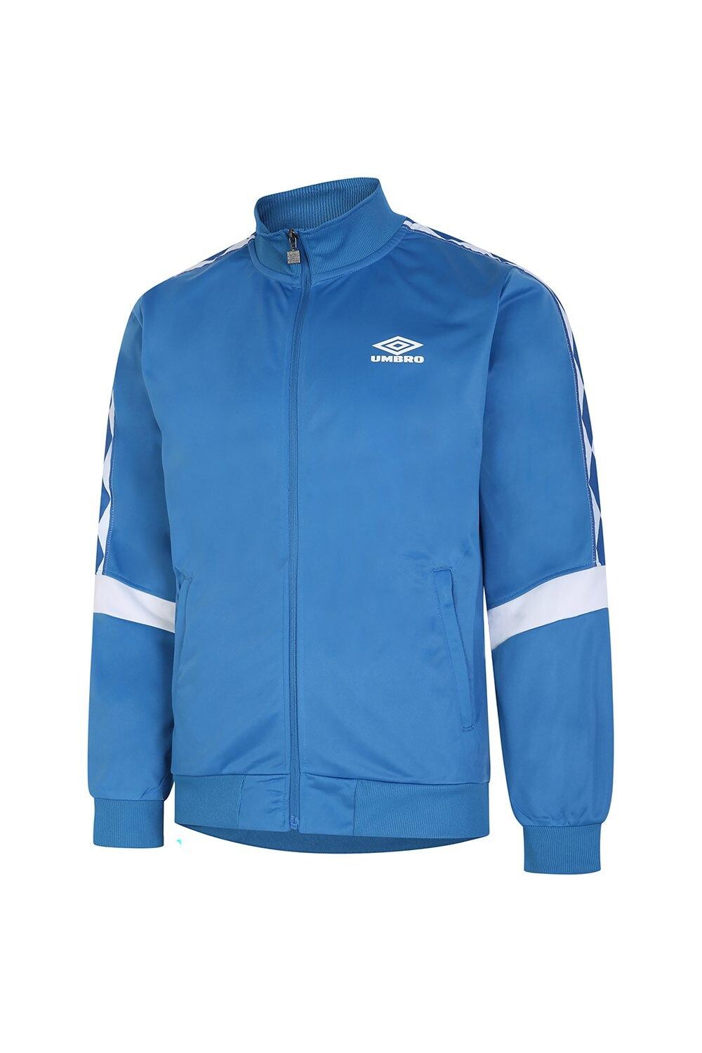 

Трикотажная куртка на молнии с ромбовидной тесьмой Umbro, белый