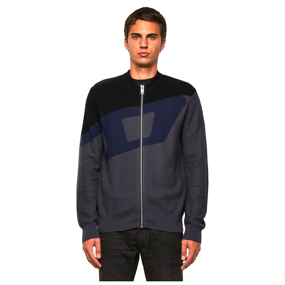 

Свитер Diesel Zack Open Full Zip, серый