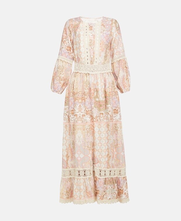 

Льняное платье Guess, естественный