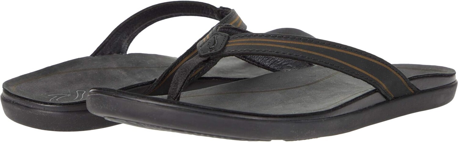 

Сандалии OluKai 'Aukai, цвет Black/Black