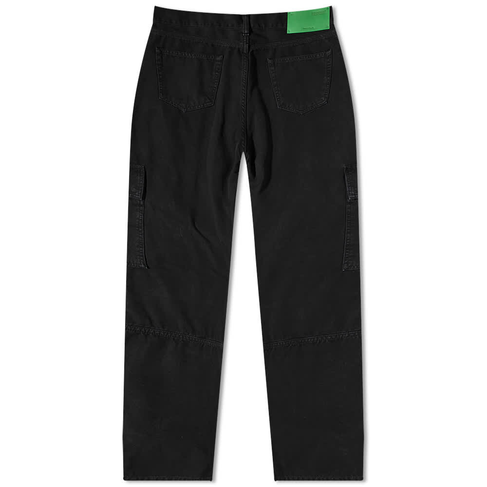 

Брюки-карго Off-White Wave из парусины, черный