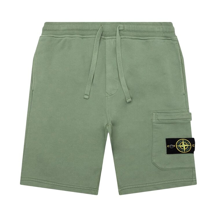 

Шорты Stone Island Bermuda Sweatshorts, зеленый, Серый