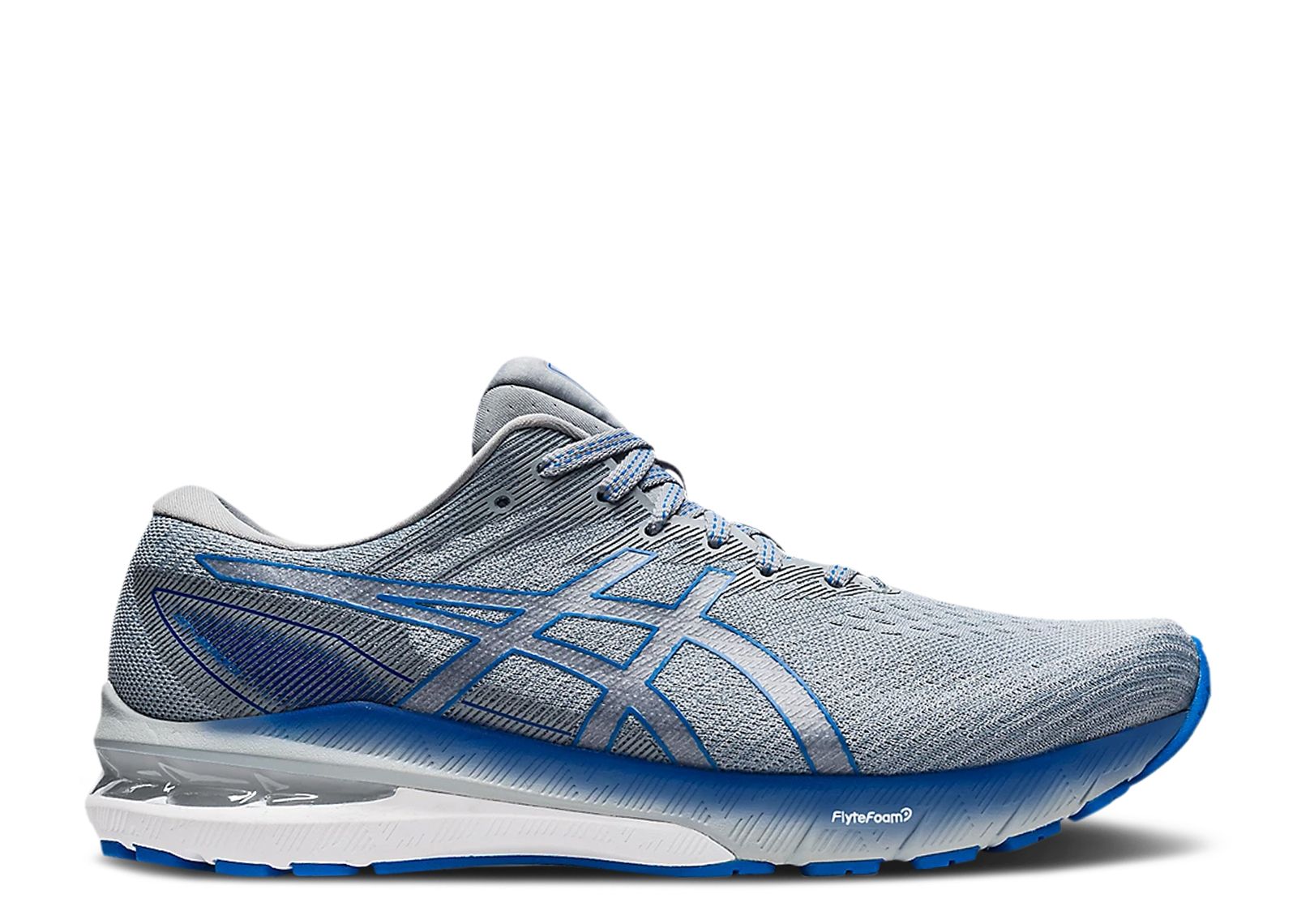 

Кроссовки ASICS Gt 2000 10 2E Wide 'Sheet Rock Electric Blue', серый