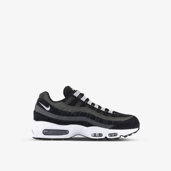 

Низкие кроссовки air max 95 из кожи и сетки с фирменной вышивкой Nike, черный