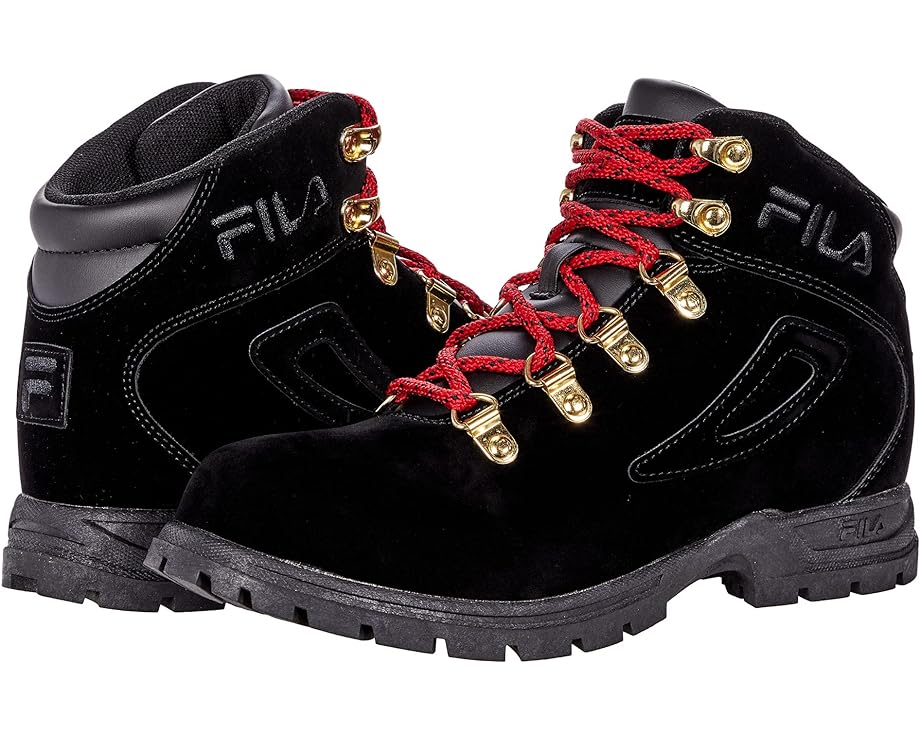 кроссовки мужские fila ray black black black 41 eu Ботинки Fila Diviner FS, цвет Black/Fila Red/Black