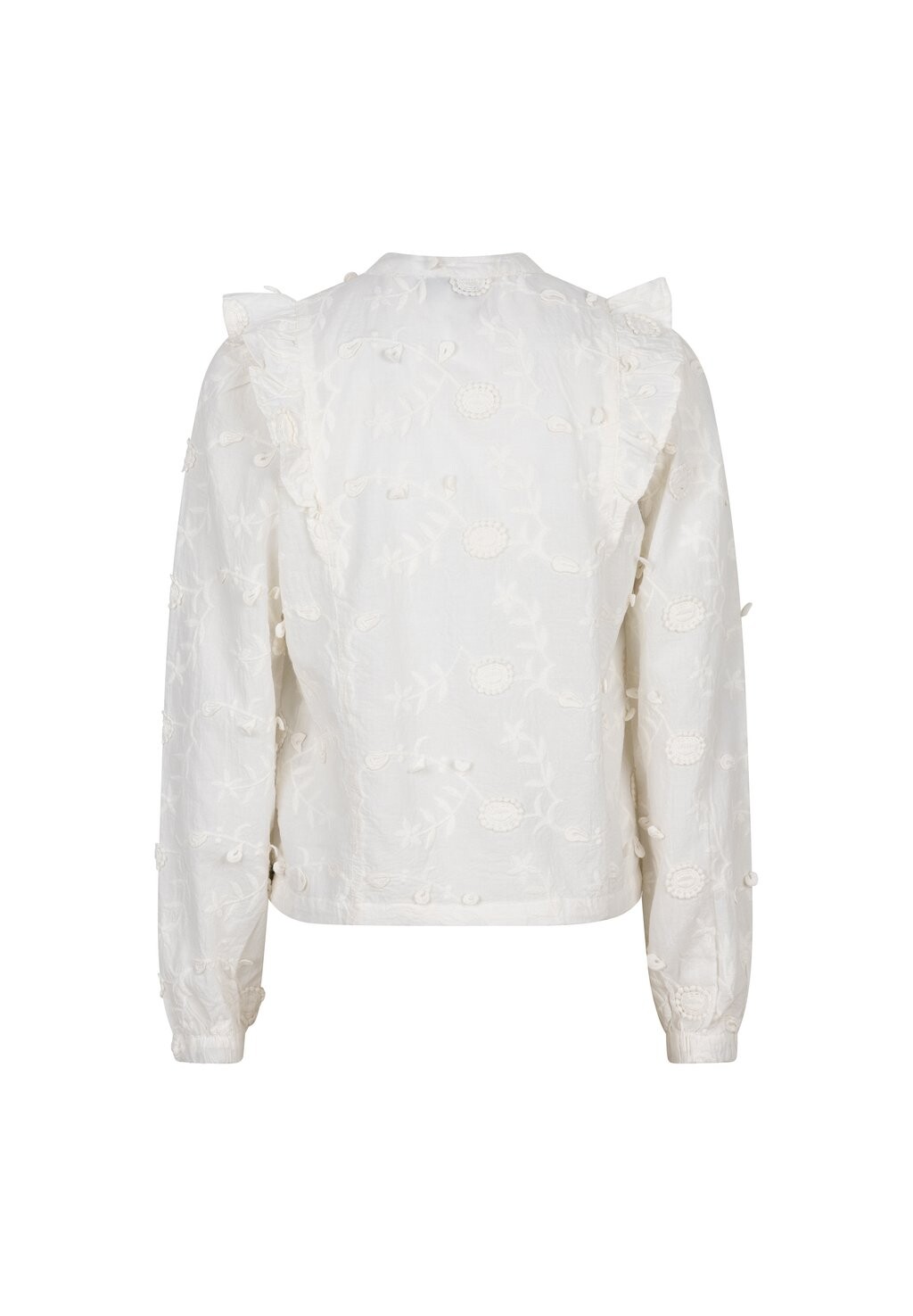

Рубашка-блузка FLOWER RUFFLE Indian Blue jeans, белый