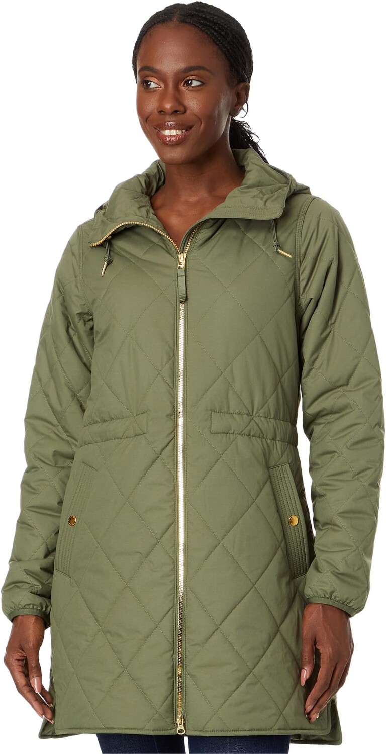 

Уютное стеганое пальто L.L.Bean, цвет Deep Olive