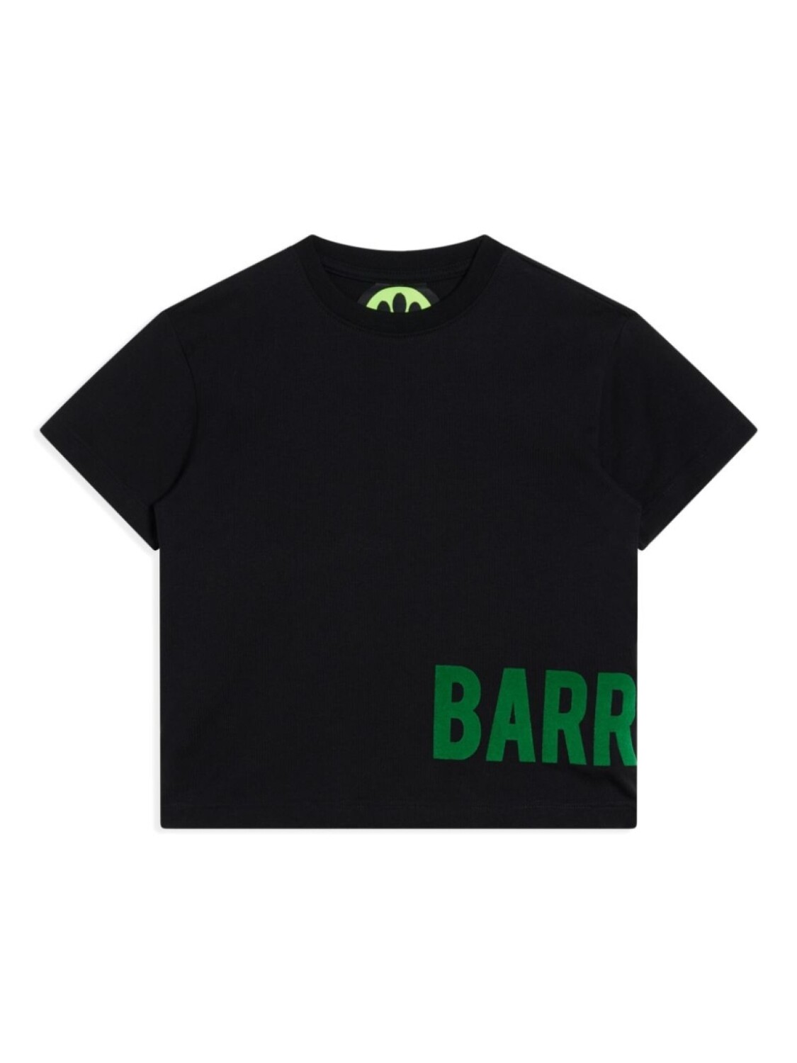 

Футболка с логотипом в виде флока Barrow kids, черный